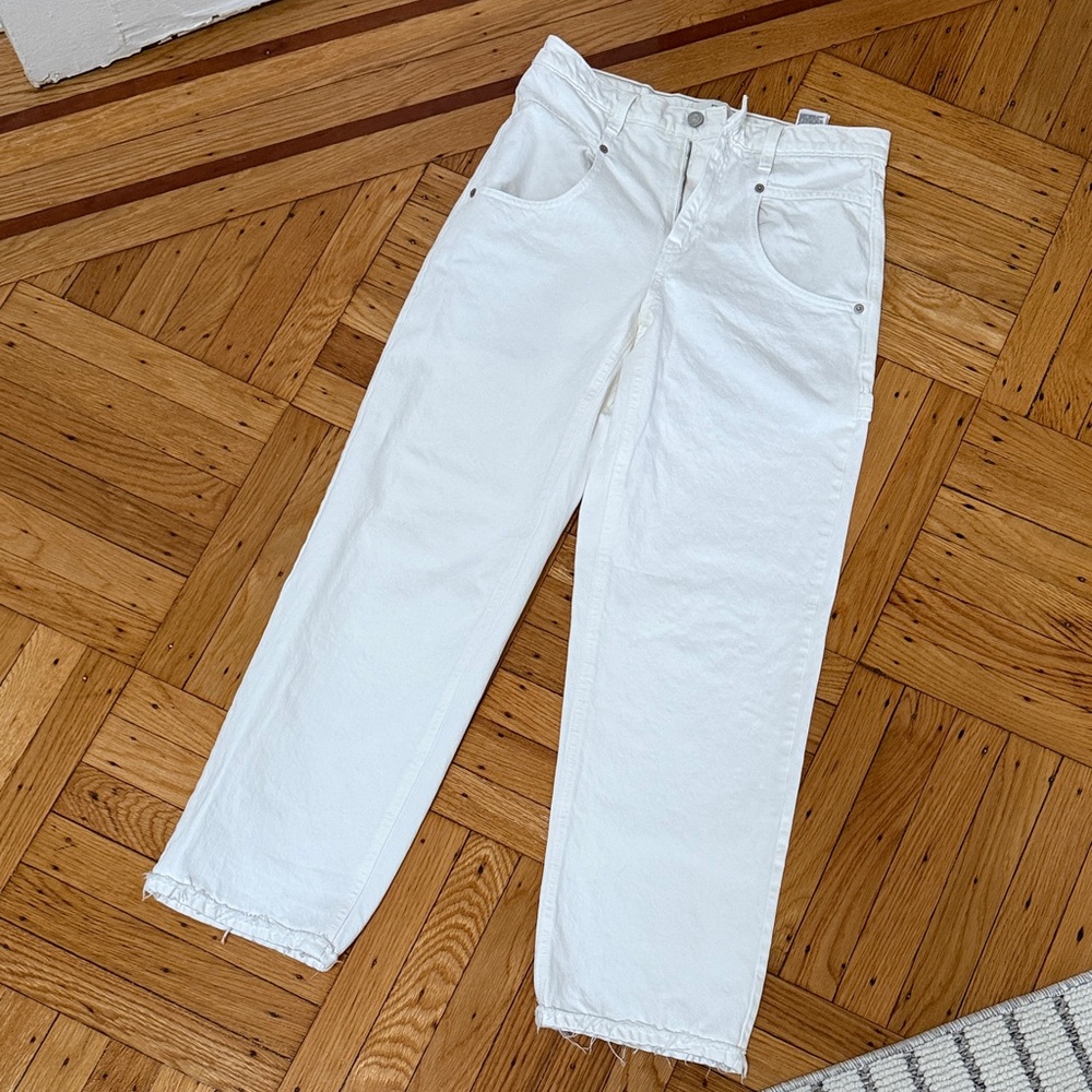 Banana Republic White Jeans